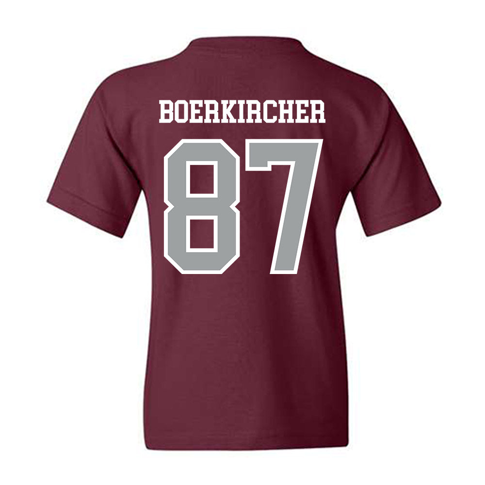Texas A&M - NCAA Football : Nate Boerkircher - Sports Shersey Youth T-Shirt-1
