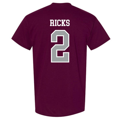 Texas A&M - NCAA Football : Dezz Ricks - Sports Shersey T-Shirt-1