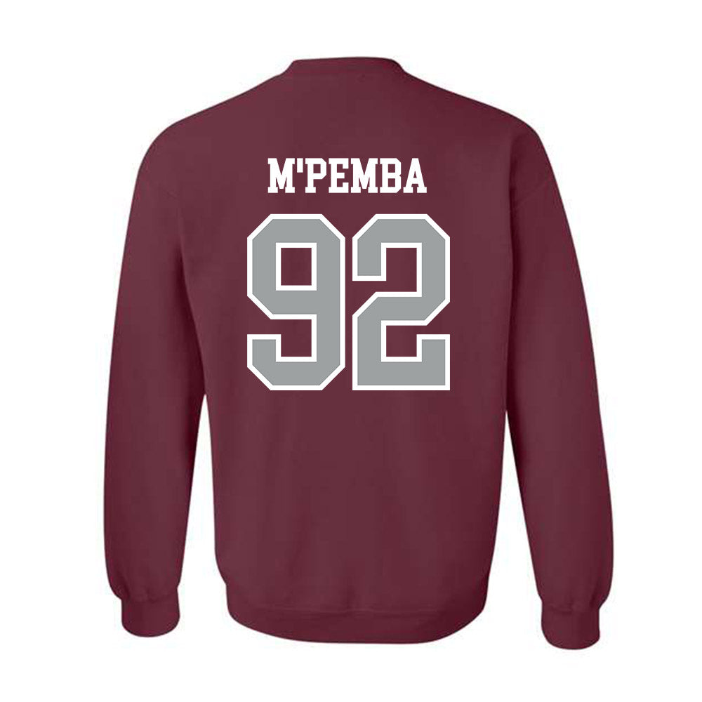 Texas A&M - NCAA Football : Sam M'Pemba - Sports Shersey Crewneck Sweatshirt-1