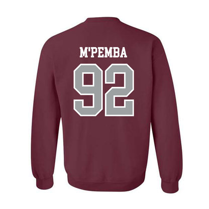 Texas A&M - NCAA Football : Sam M'Pemba - Sports Shersey Crewneck Sweatshirt-1