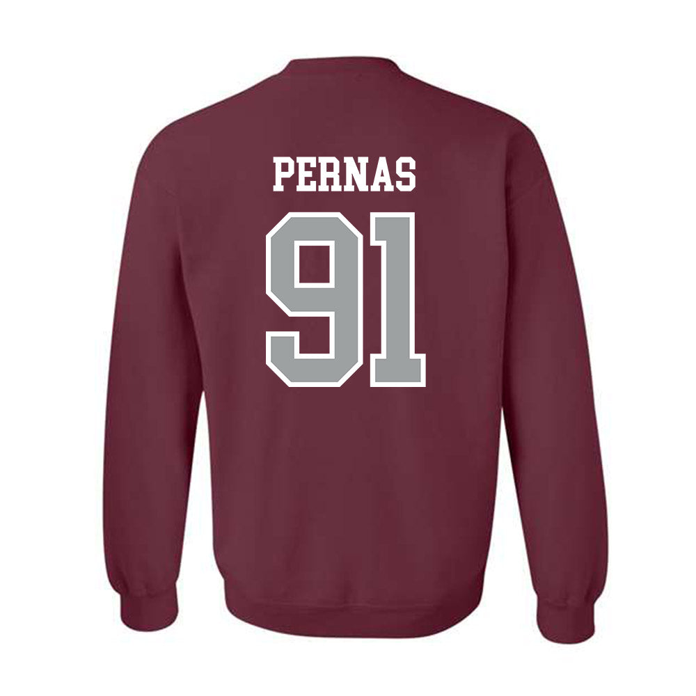 Texas A&M - NCAA Football : Lucas Pernas - Sports Shersey Crewneck Sweatshirt-1