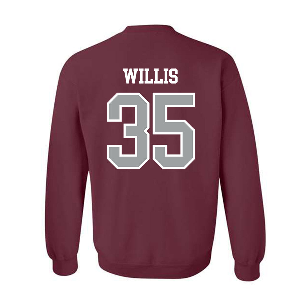 Texas A&M - NCAA Football : Isaiah Willis - Sports Shersey Crewneck Sweatshirt-1