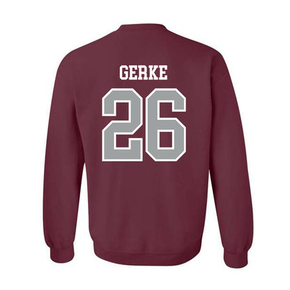 Texas A&M - NCAA Football : Layne Gerke - Sports Shersey Crewneck Sweatshirt-1