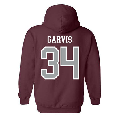 Texas A&M - NCAA Football : Kyle Garvis - Sports Shersey Hooded Sweatshirt-1