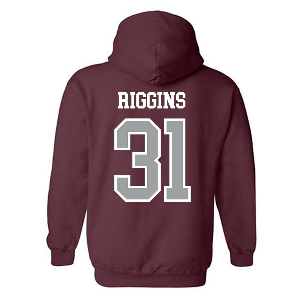 Texas A&M - NCAA Football : Kelvion Riggins - Sports Shersey Hooded Sweatshirt-1