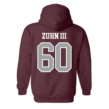 Texas A&M - NCAA Football : Trey Zuhn III - Sports Shersey Hooded Sweatshirt-1