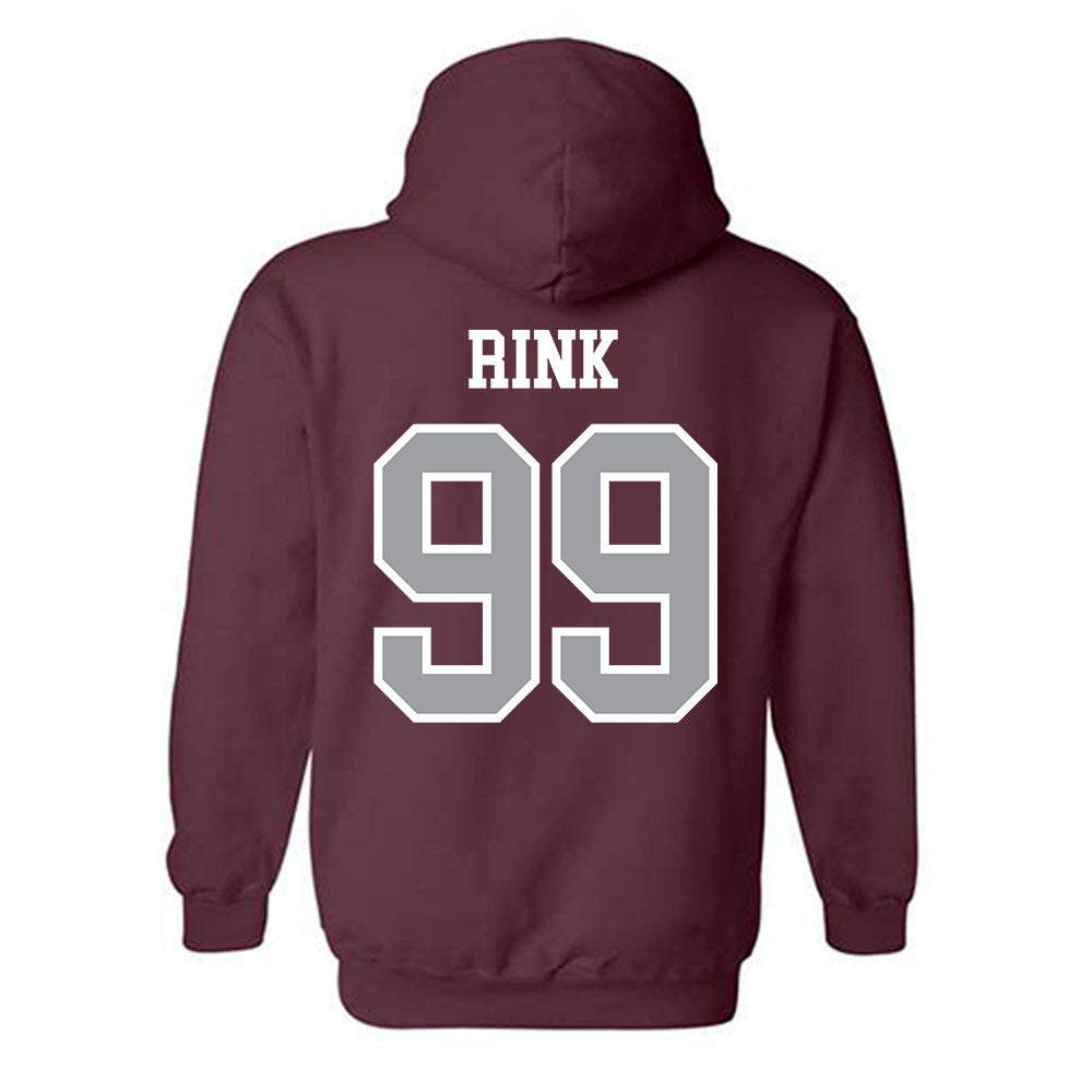 Texas A&M - NCAA Football : Landon Rink - Sports Shersey Hooded Sweatshirt-1