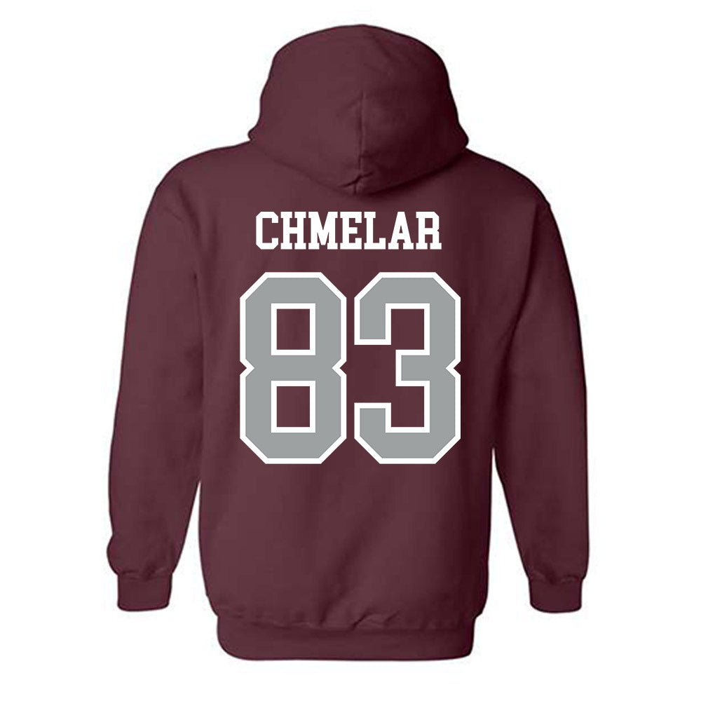 Texas A&M - NCAA Football : Colton Chmelar - Sports Shersey Hooded Sweatshirt-1