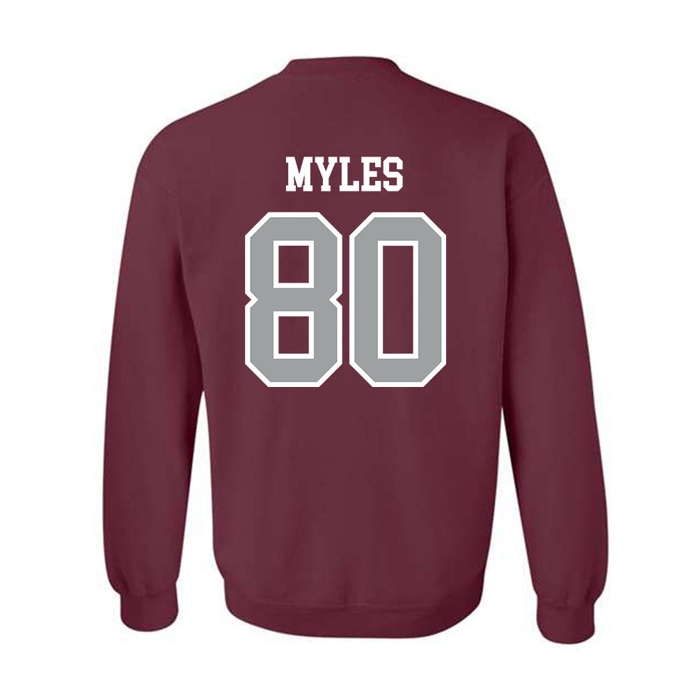 Texas A&M - NCAA Football : Jerome Myles - Sports Shersey Crewneck Sweatshirt-1