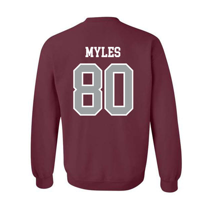 Texas A&M - NCAA Football : Jerome Myles - Sports Shersey Crewneck Sweatshirt-1