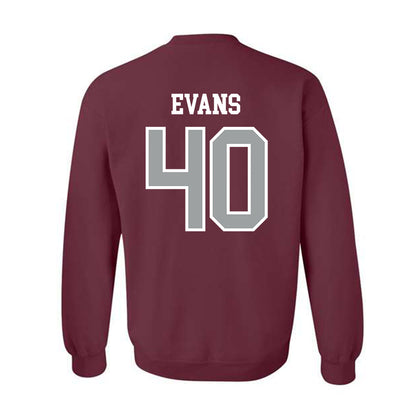 Texas A&M - NCAA Football : Gray Evans - Sports Shersey Crewneck Sweatshirt-1