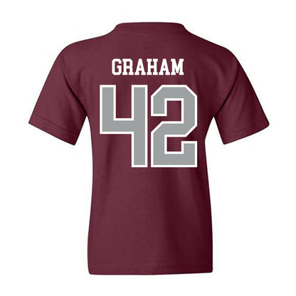 Texas A&M - NCAA Football : Jackson Graham - Sports Shersey Youth T-Shirt-1