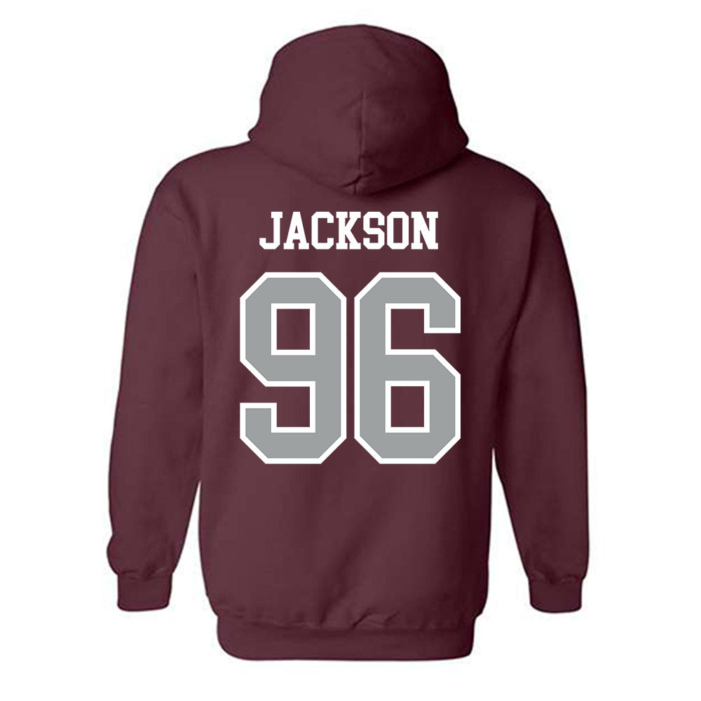 Texas A&M - NCAA Football : Nathan Jackson - Sports Shersey Hooded Sweatshirt-1