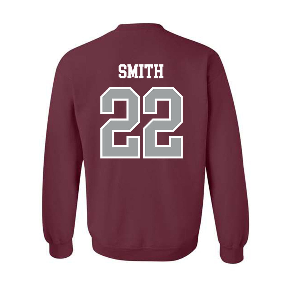 Texas A&M - NCAA Football : EJ Smith - Sports Shersey Crewneck Sweatshirt-1