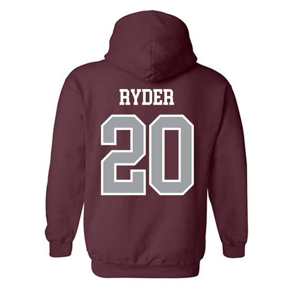 Texas A&M - NCAA Football : Johnny Ryder - Sports Shersey Hooded Sweatshirt-1