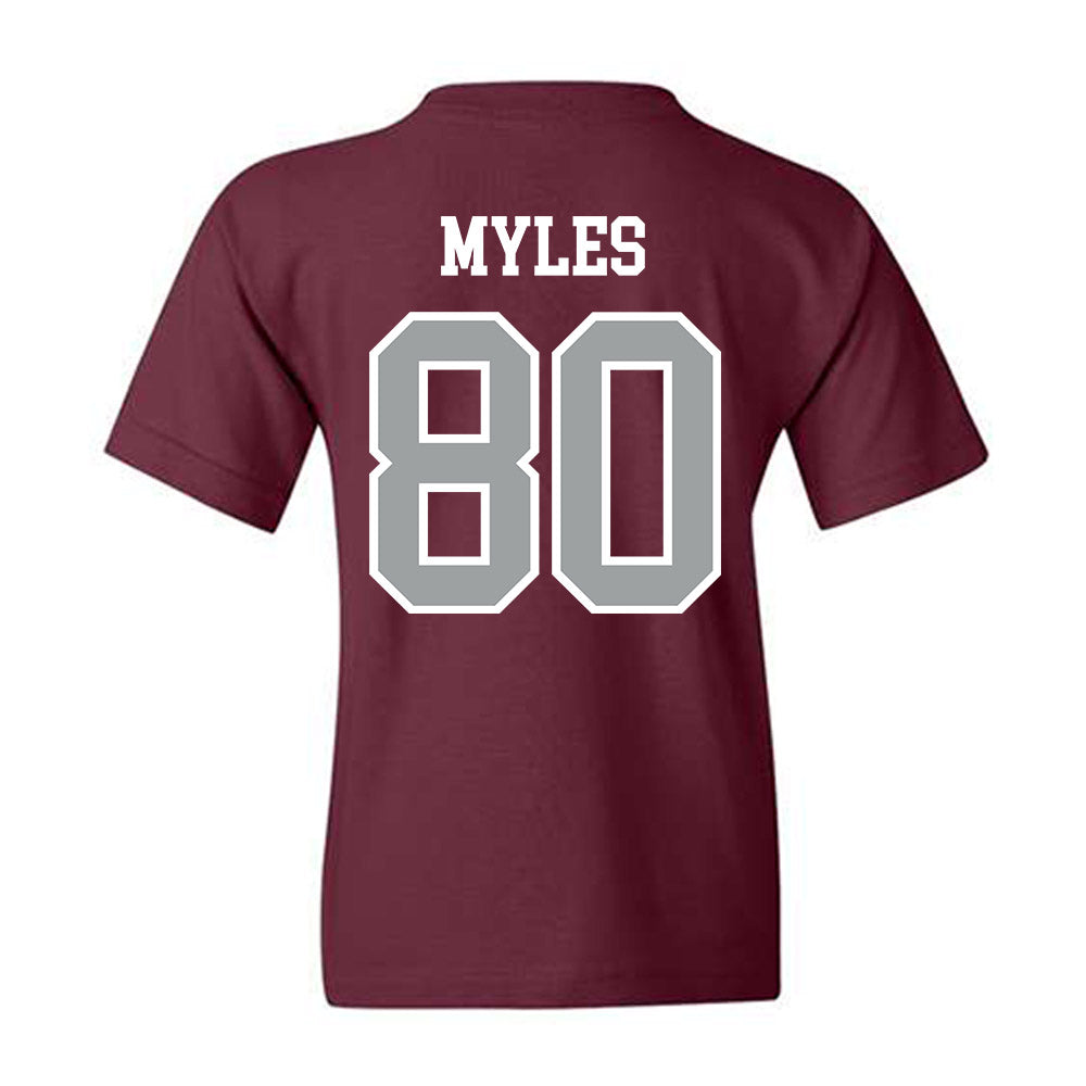 Texas A&M - NCAA Football : Jerome Myles - Sports Shersey Youth T-Shirt-1