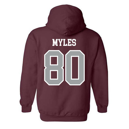 Texas A&M - NCAA Football : Jerome Myles - Sports Shersey Hooded Sweatshirt-1
