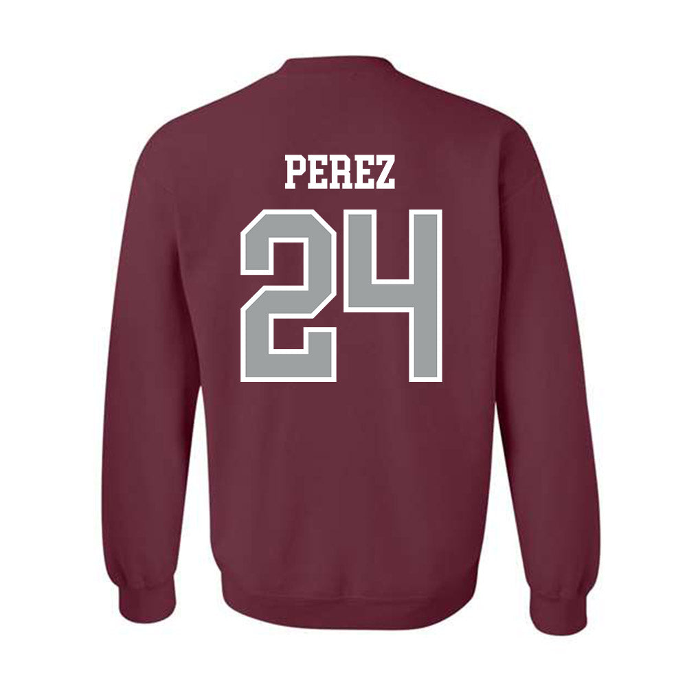 Texas A&M - NCAA Softball : Mya Perez - Sports Shersey Crewneck Sweatshirt-1