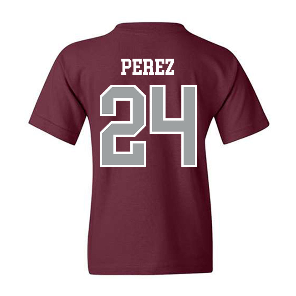 Texas A&M - NCAA Softball : Mya Perez - Sports Shersey Youth T-Shirt-1