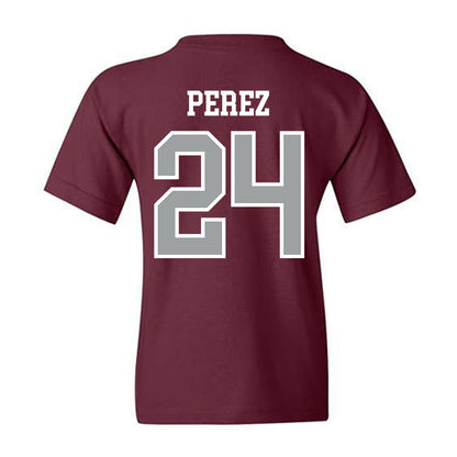 Texas A&M - NCAA Softball : Mya Perez - Sports Shersey Youth T-Shirt-1