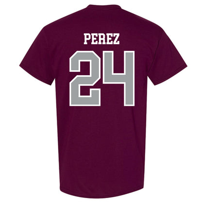 Texas A&M - NCAA Softball : Mya Perez - Sports Shersey T-Shirt-1