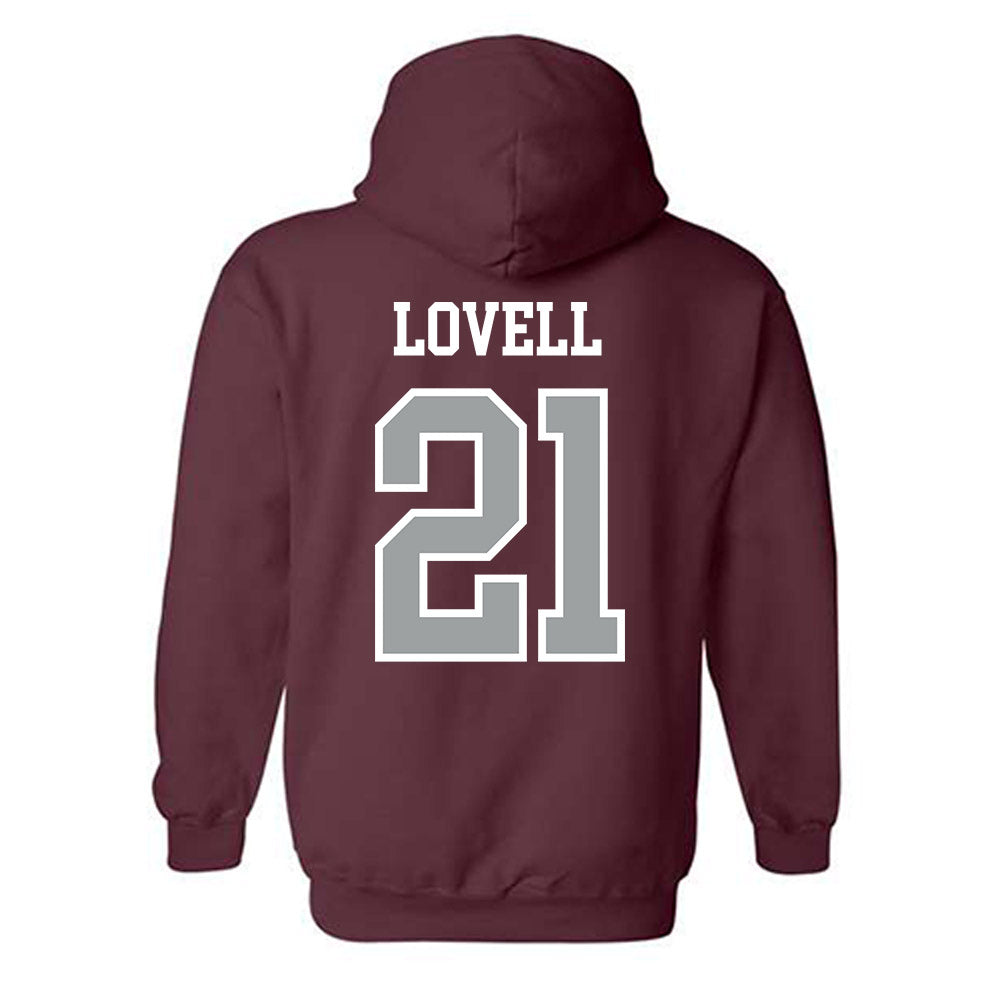 Texas A&M - NCAA Softball : Scout Lovell - Sports Shersey Hooded Sweatshirt-1
