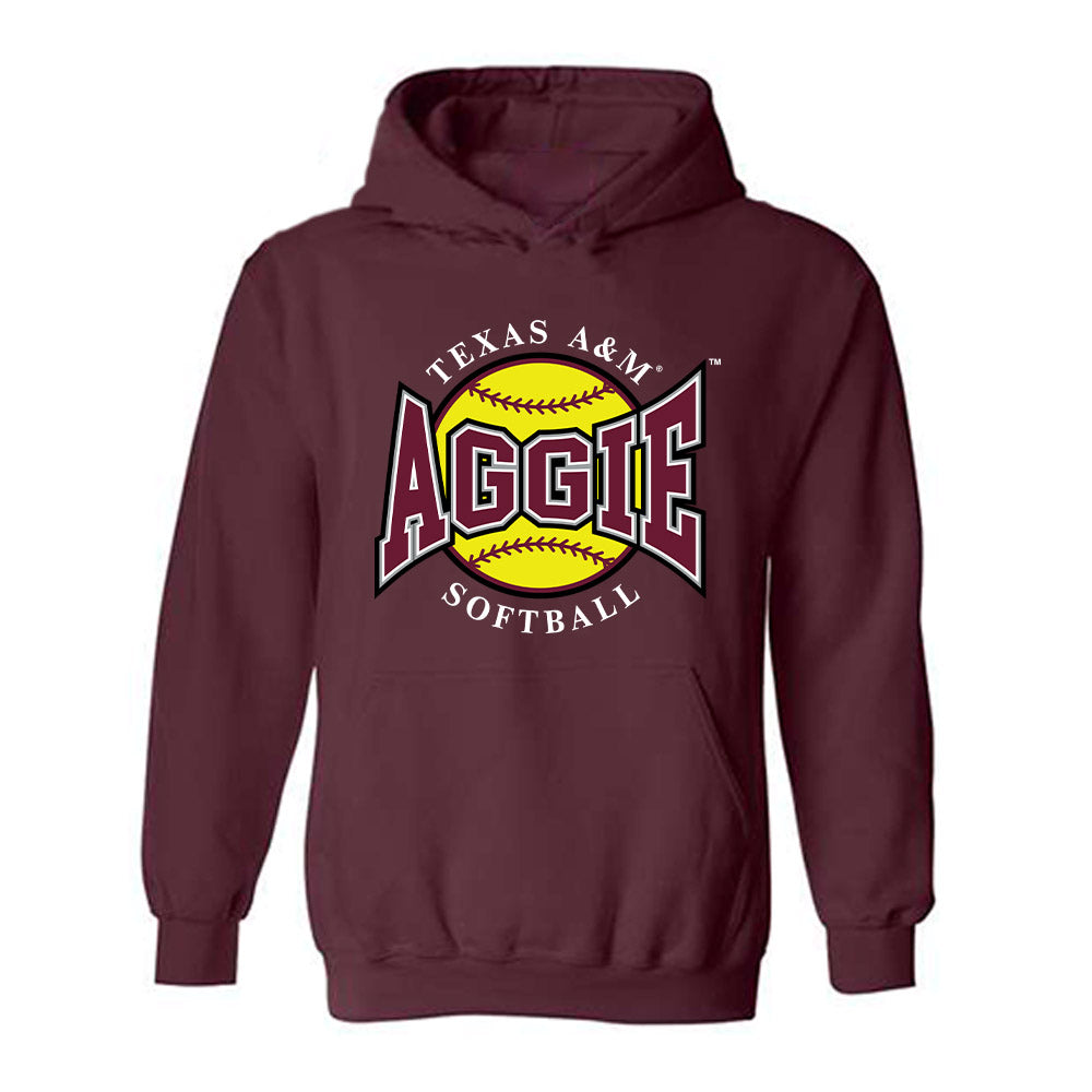 Texas A&M - NCAA Softball : K.K. Dement - Sports Shersey Hooded Sweatshirt-0