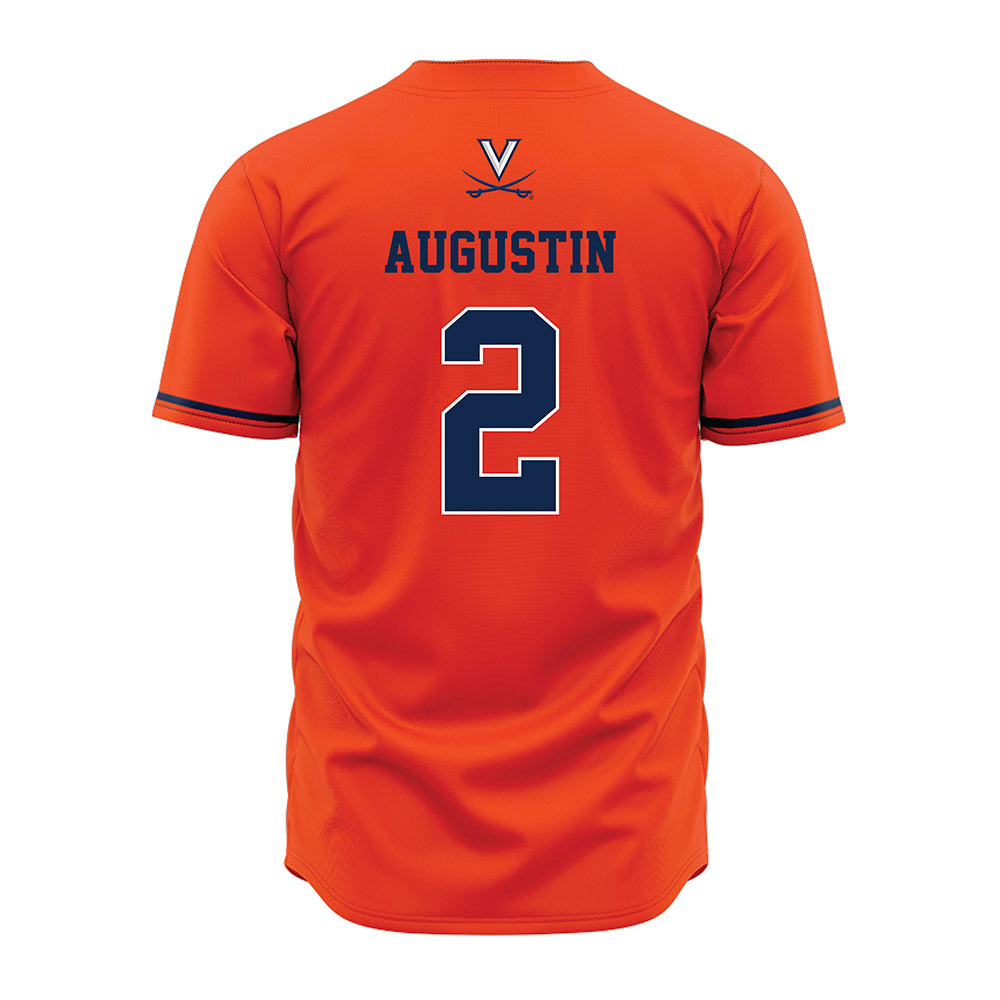 Virginia - NCAA Baseball : Matt Augustin - Orange Jersey-1
