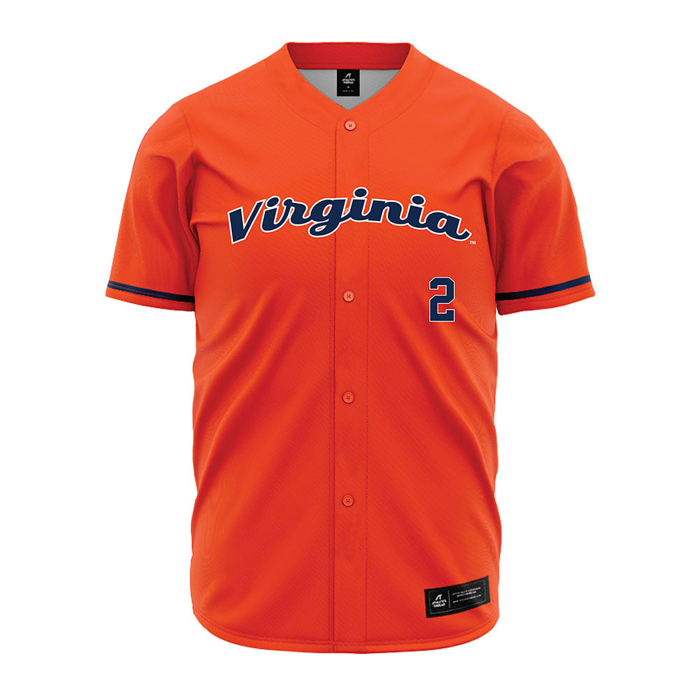 Virginia - NCAA Baseball : Matt Augustin - Orange Jersey-0