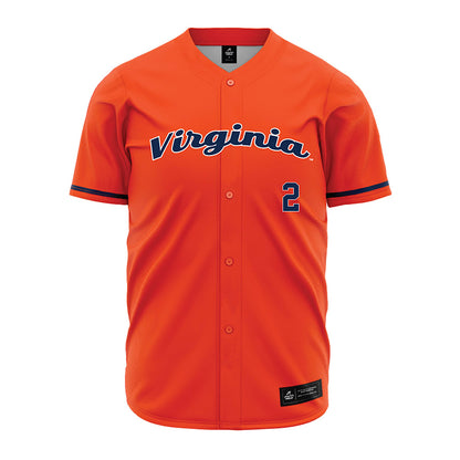 Virginia - NCAA Baseball : Matt Augustin - Orange Jersey-0