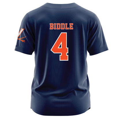 Virginia - NCAA Softball : Brie Biddle - Softball Jersey-1