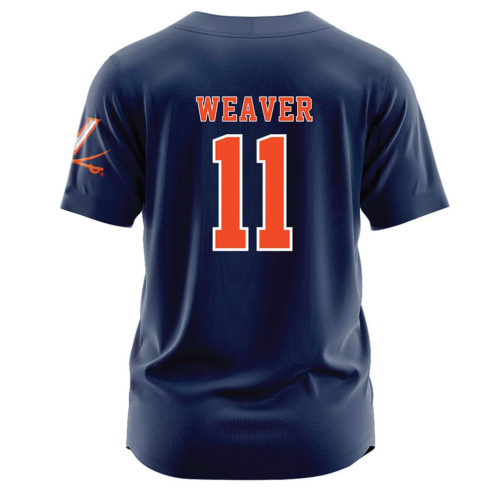 Virginia - NCAA Softball : Abby Weaver - Softball Jersey-1
