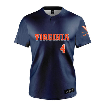 Virginia - NCAA Softball : Brie Biddle - Softball Jersey-0