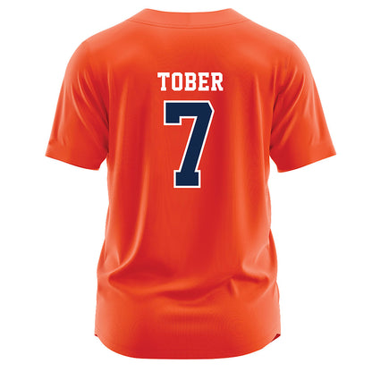 Virginia - NCAA Softball : Hannah Tober - Orange Jersey-1