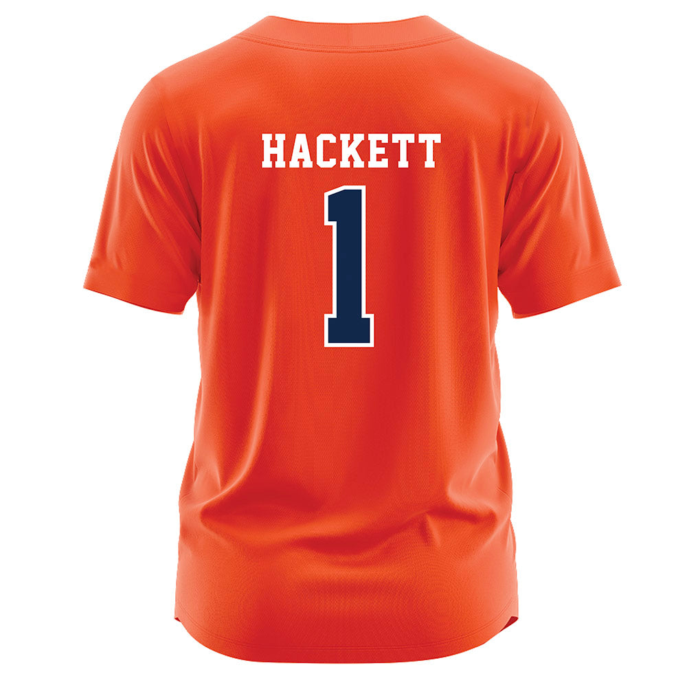 Virginia - NCAA Softball : Kelsey Hackett - Orange Jersey-1