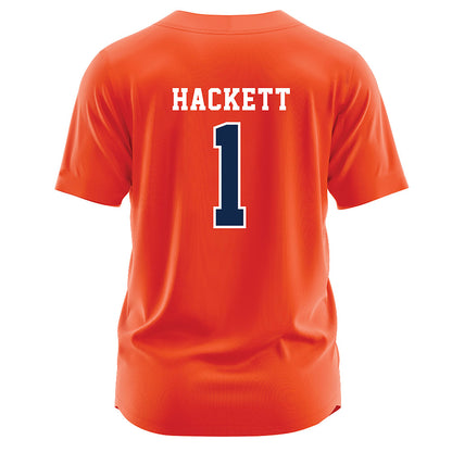 Virginia - NCAA Softball : Kelsey Hackett - Orange Jersey-1