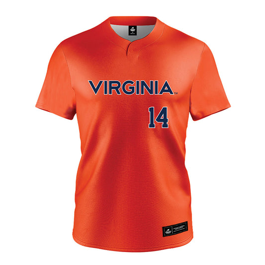 Virginia - NCAA Softball : Eden Bigham - Orange Jersey-0