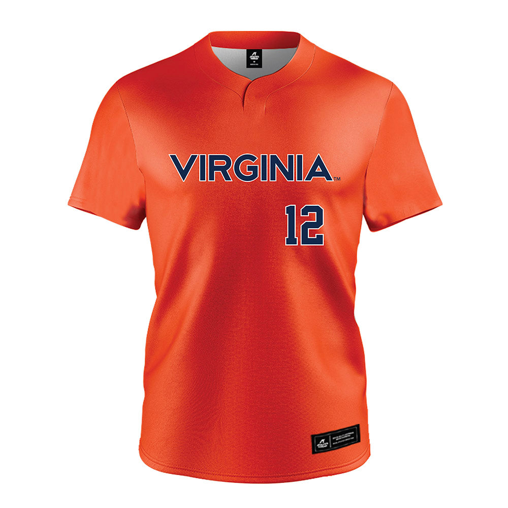 Virginia - NCAA Softball : Lauren VanAssche - Orange Jersey-0