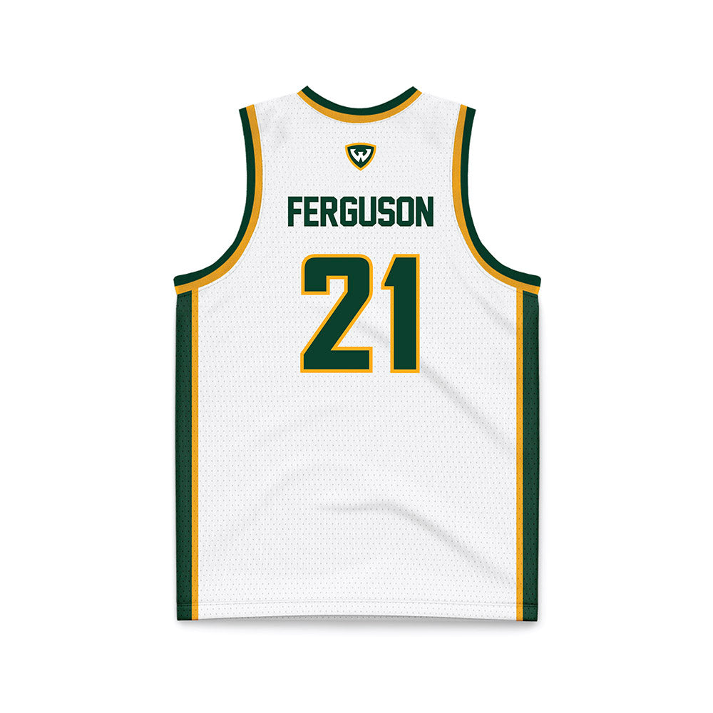 Wayne State - NCAA Women's Basketball : McKenna Ferguson - White Basketball Jersey-1