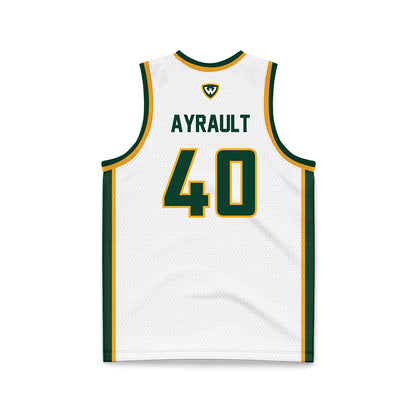 Wayne State - NCAA Women's Basketball : Annabel Ayrault - White Basketball Jersey-1