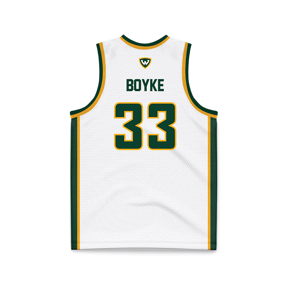 Wayne State - NCAA Women's Basketball : Alexis Boyke - White Basketball Jersey-1