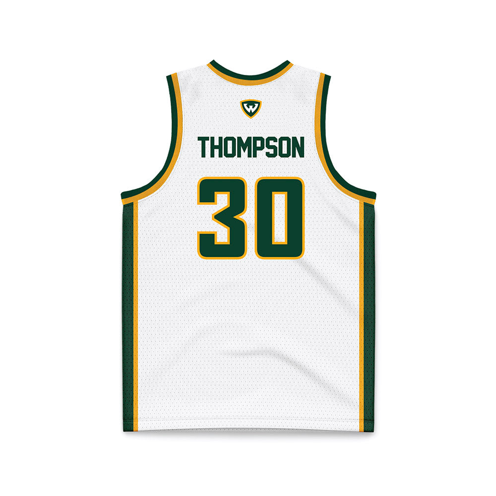 Wayne State - NCAA Women's Basketball : Taylor Thompson - White Basketball Jersey-1