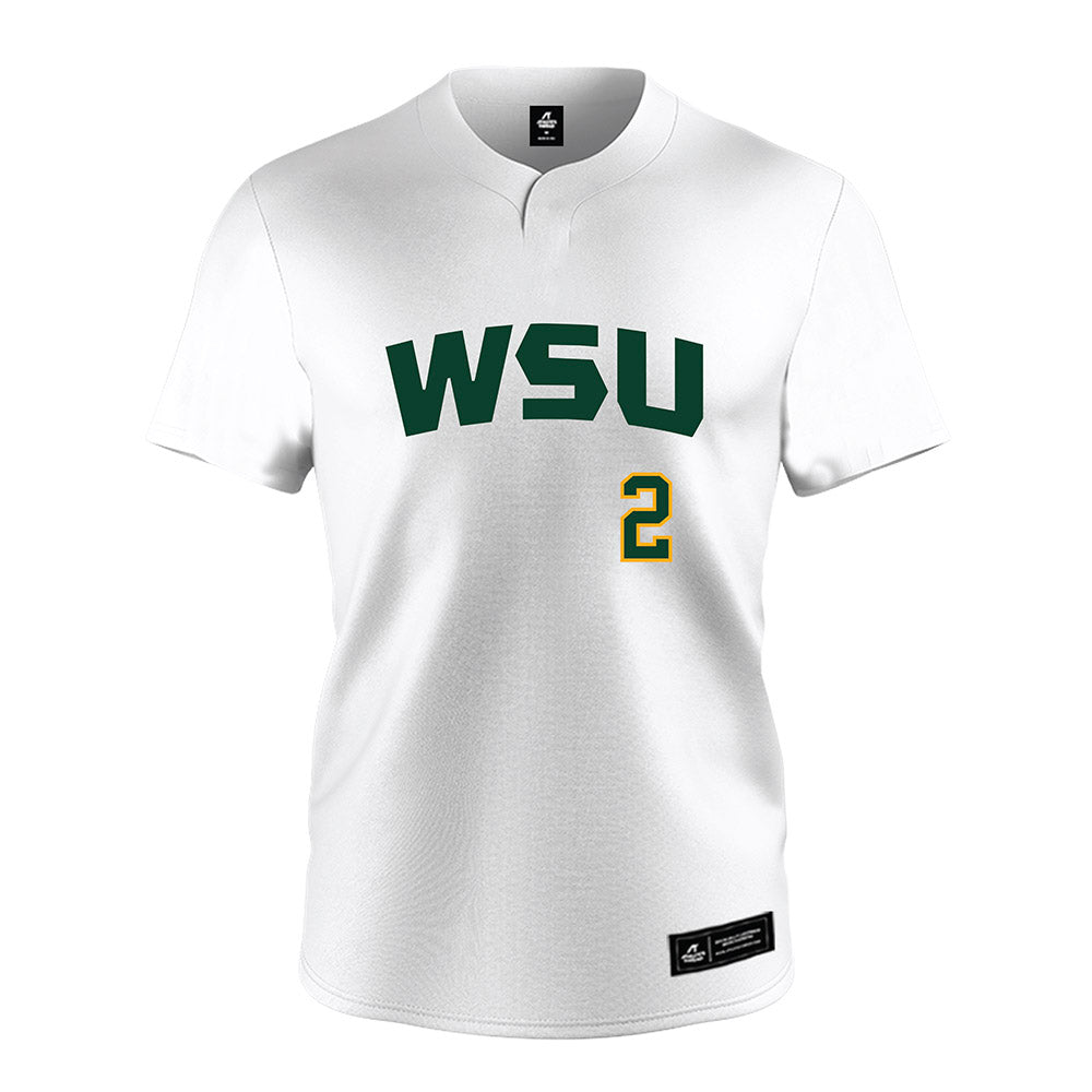 Wayne State - NCAA Softball : Madison Hool - White Jersey-0