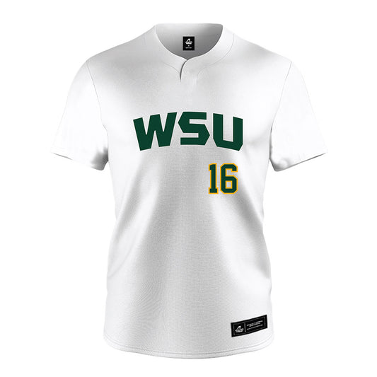 Wayne State - NCAA Softball : Marin McCullough - White Jersey-0