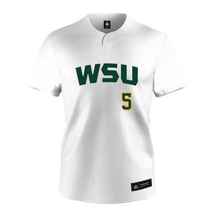 Wayne State - NCAA Softball : Brooklyn Bunch - White Jersey-0