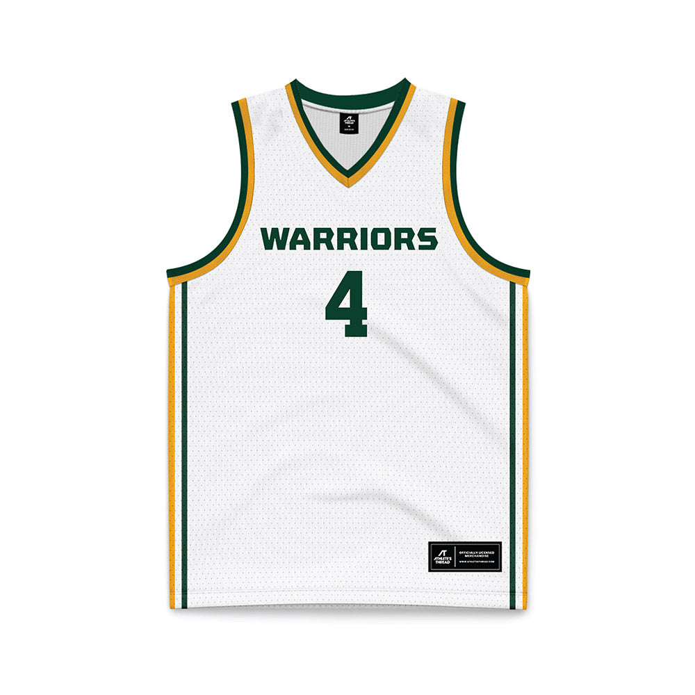 Wayne State - NCAA Men's Basketball : JaKobie Boose - White Basketball Jersey-0