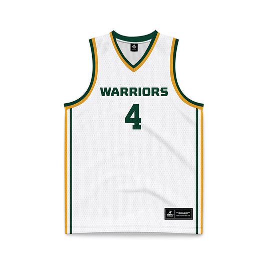 Wayne State - NCAA Men's Basketball : JaKobie Boose - White Basketball Jersey-0