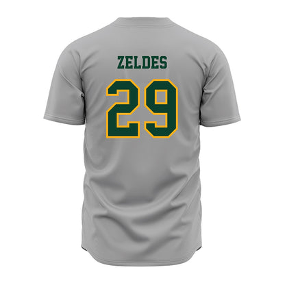 Wayne State - NCAA Baseball : Gabe Zeldes - Grey Jersey-1