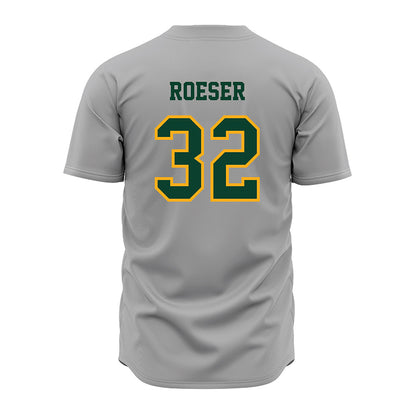Wayne State - NCAA Baseball : Rhett Roeser - Grey Jersey-1