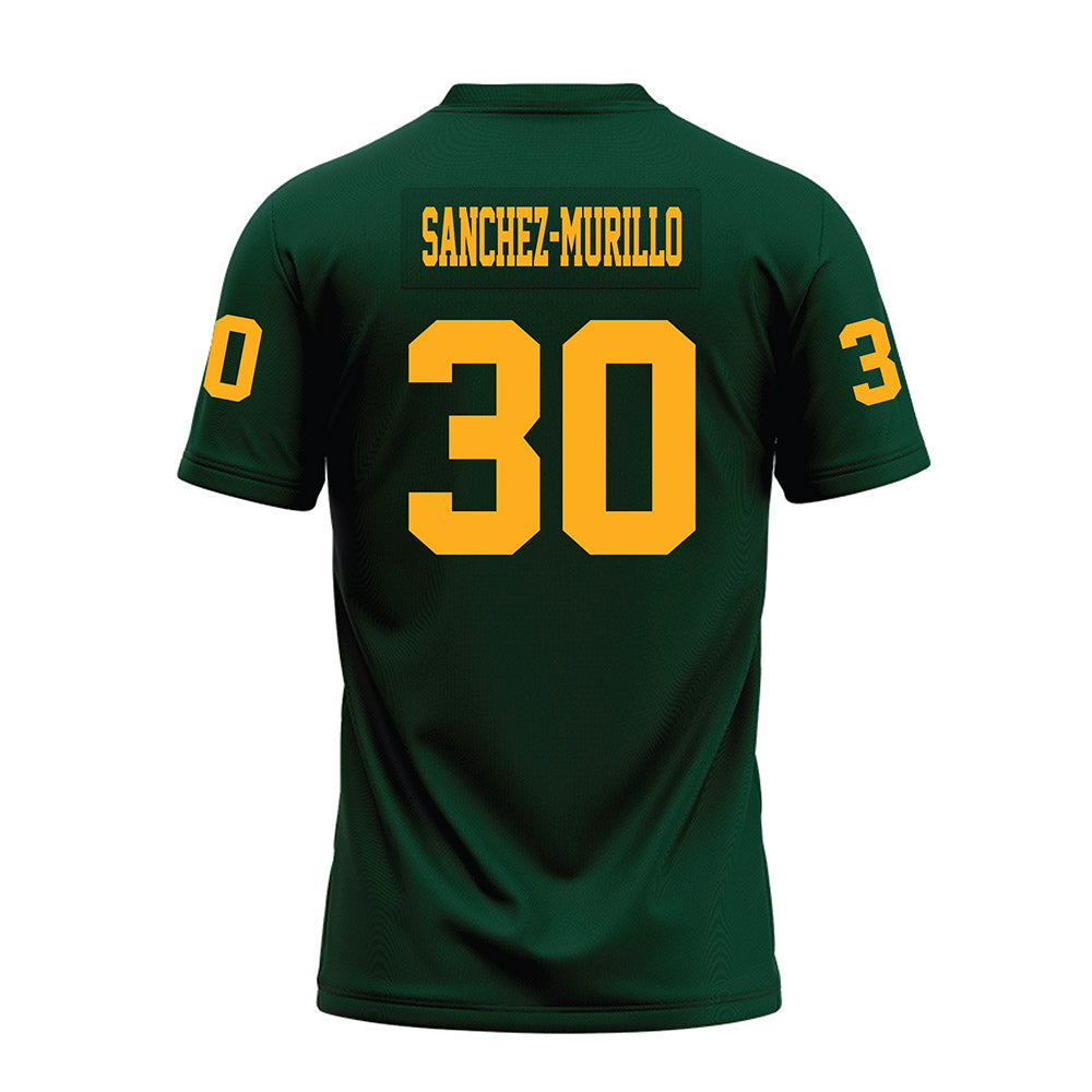 Wayne State - NCAA Football : George Sanchez-Murillo - Green Premium Football Jersey-1